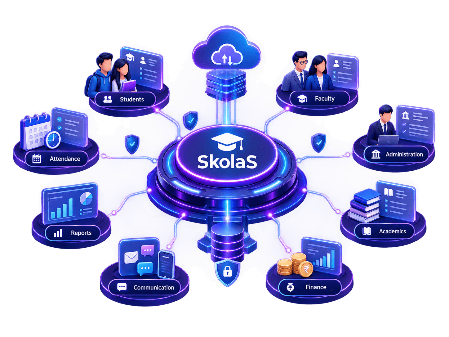 Modern technology and digital education workflow